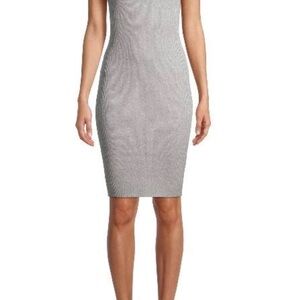 No Bounderies Teardrop Dress - Heather Grey Silver in Size L & S